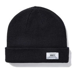 Good quality plain cashmere hat, custom cashmere beanie hat with label