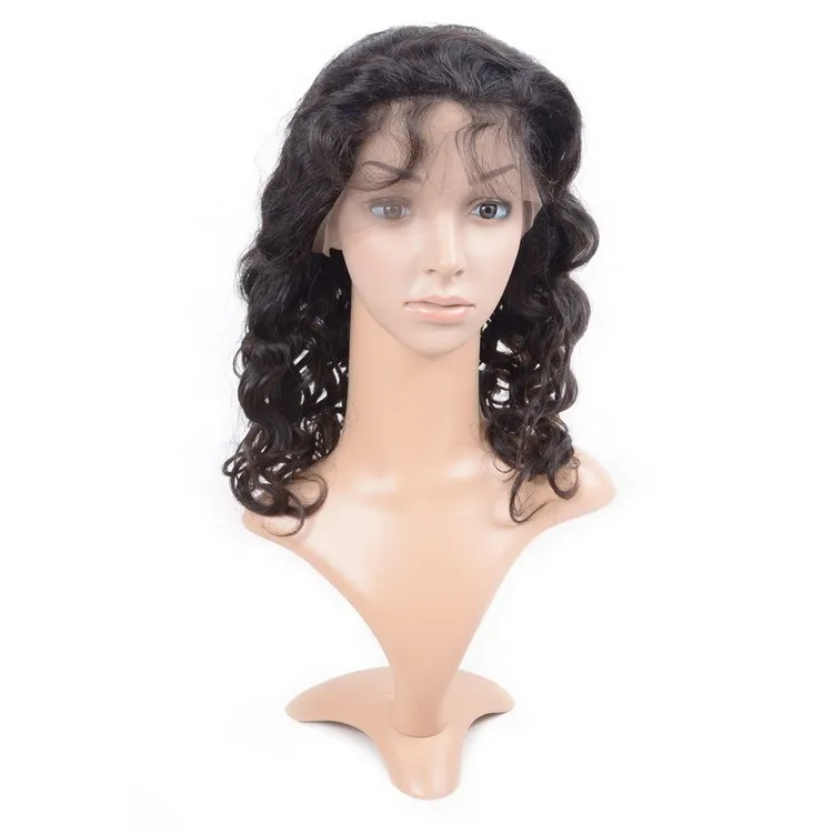 Лидер продаж, бесклеевой парик на сетке спереди, волнистые человеческие волосы, оптовая продажа париков из Китая