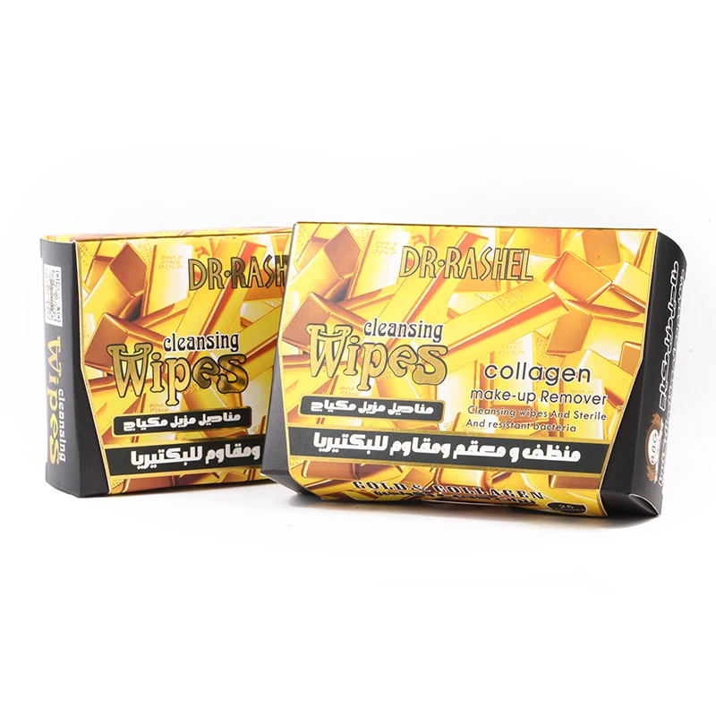 Factory Outlet Lady Facial Natural Makeup Remover Wipes Cleansing Towelettes