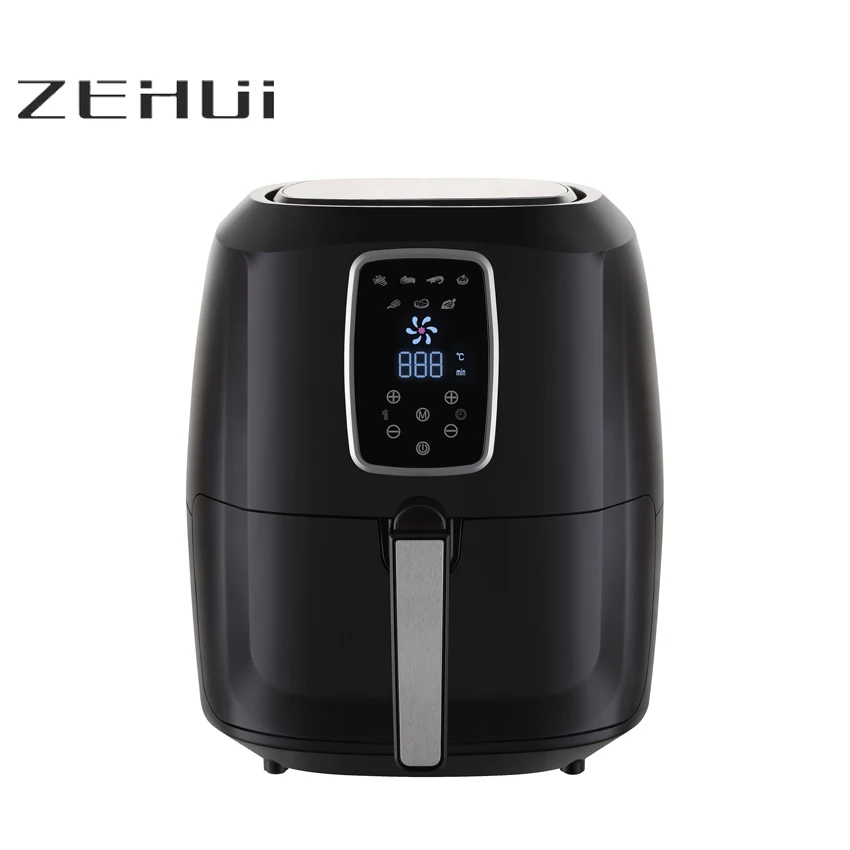 1800-Watt Programmable Base 7 Cooking Presets LED Touch Screen Dishwasher Safe Nonstick Air Convection Fryer