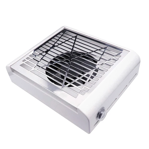 Strong Fan Table Nail Drill Dust Collector Extractor with No-spilling Replaceable Filter