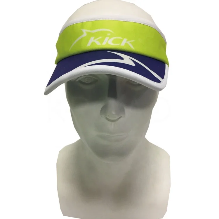 Custom high quality sports visors caps running sun visor