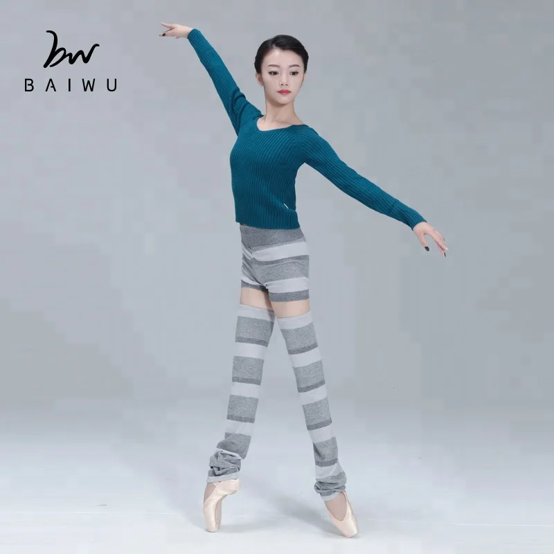 117146018 High Quality Ballet Long Dance Leg Warmers