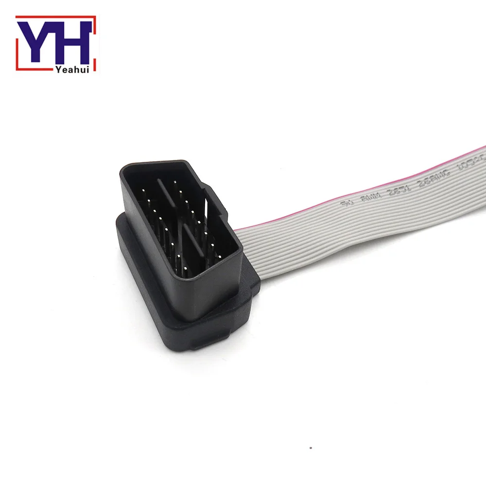 90 градусов мужской и женский правый угол OBD OBD2 разъем для Iot устройства и диагностики автомобиля