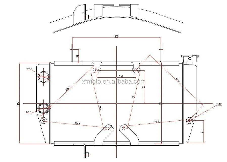 Replacement Radiator For DUCATI 848 1098 1198 2008-2011 2009 2010 Brand New