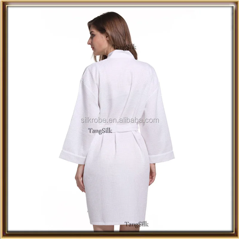 wholesale supply waffle weave cotton bath robe