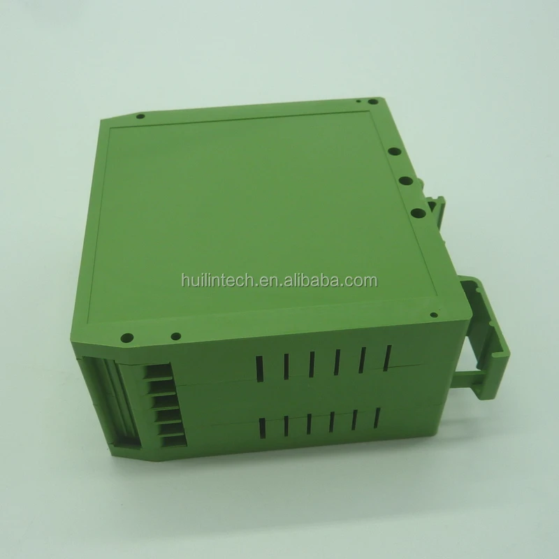 Соединительный зеленый пластиковый корпус PCB для электронных приборов