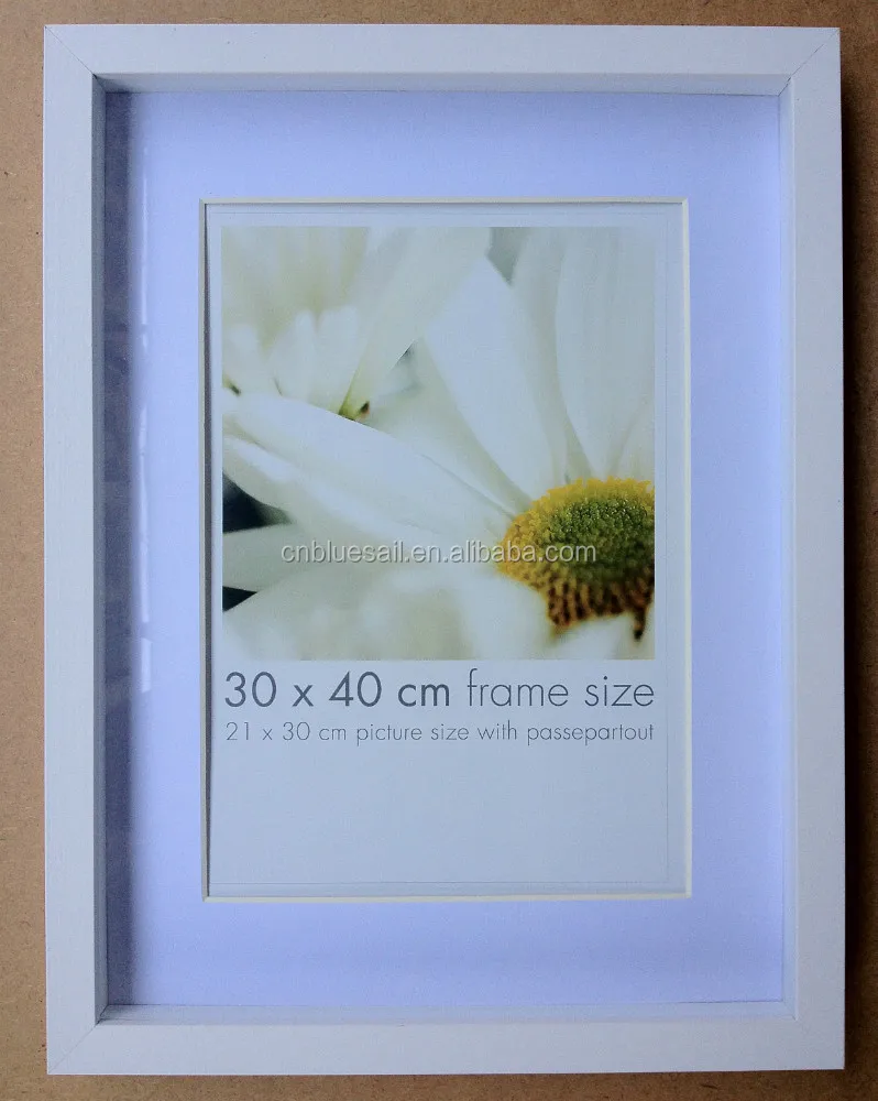 MDF теневая коробка Fame оптом 30x40 см с A4(21x30 см) пасепаратор