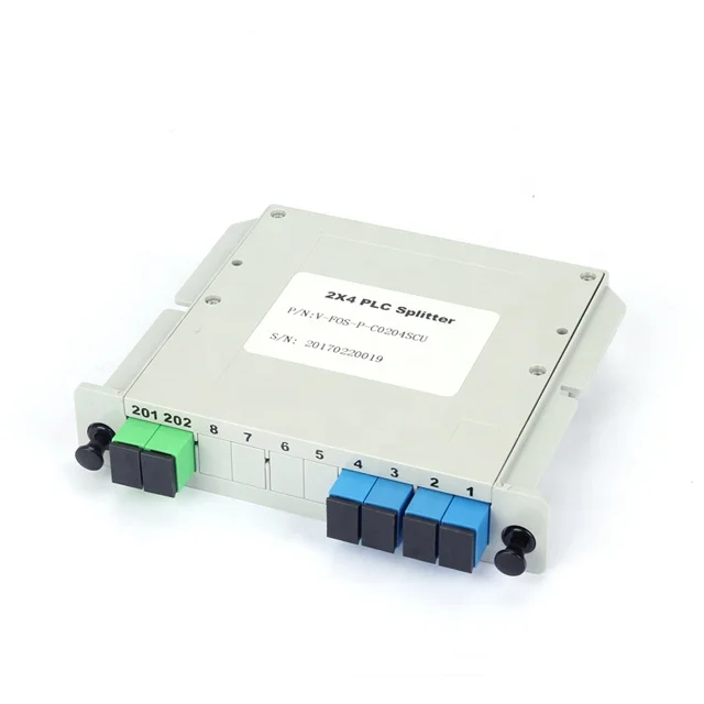 ABS ftth Insertion Module 2x4 2x8 2x16 2x32 PLC Splitter with SC APC Connector (62144455283)