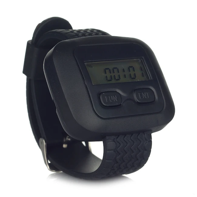cheap price wireless calling systems restaurant watch pager for waiters and waitress