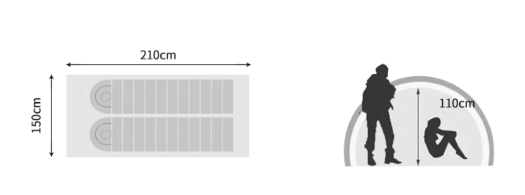 
Wholesale outdoor hiking foldable ultralight tourist two person tent 