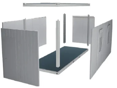 Quick assemble Cheap price 20 foot storage container house prefab home living room for sale