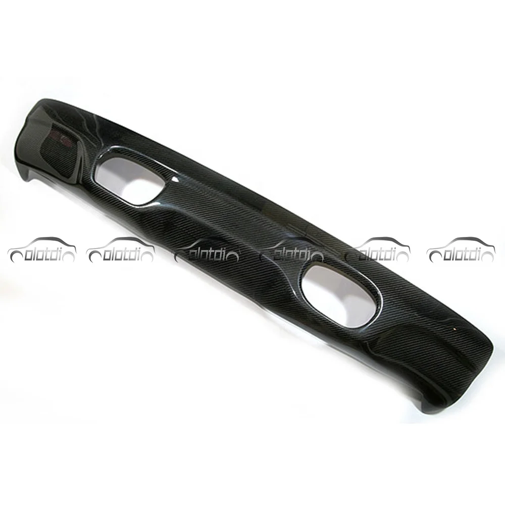 MVR Style Carbon Fiber Fins Spoiler Wing Splitter Rear Lip Bumper Diffuser for BMW E46 M3