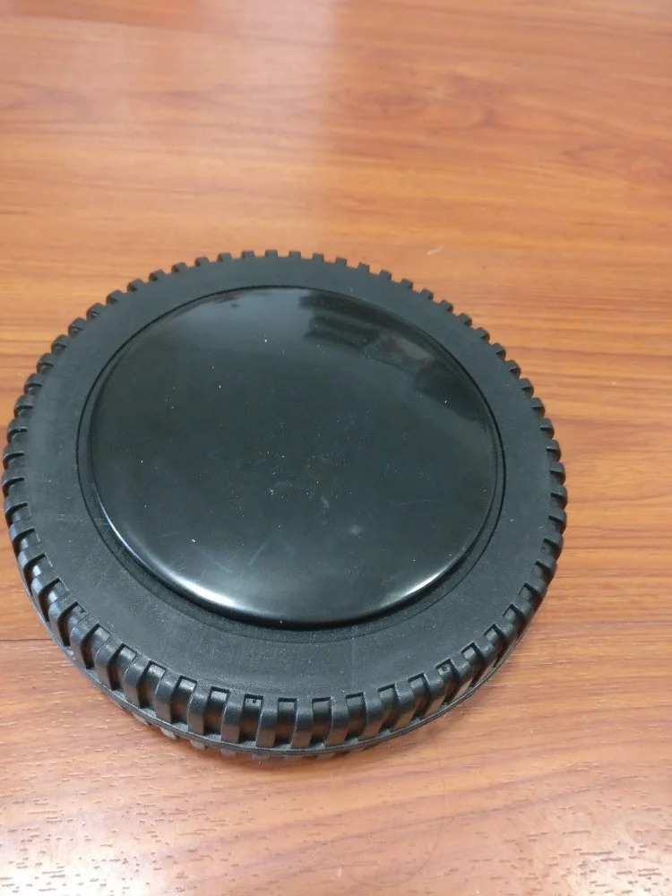 Barbecue trolley 7 inch blow molded plastic wheels for bbq grill