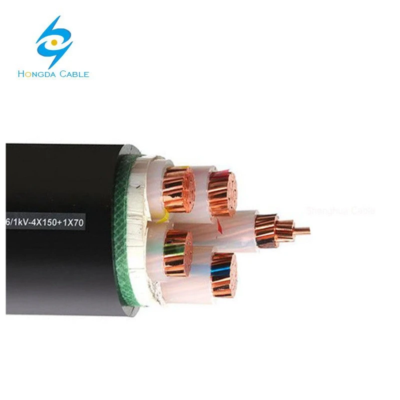 0,6/1KV 3 ядра 4 ядра стальной проволоки стальной ленты бронированный Алюминиевый медный кабель питания цена