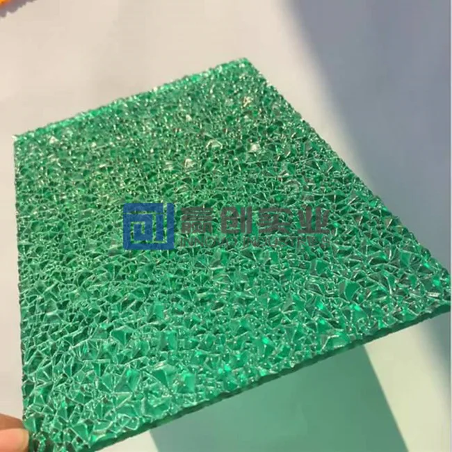 Plastic 100%  Colored PC Embossed Polycarbonate Sheet