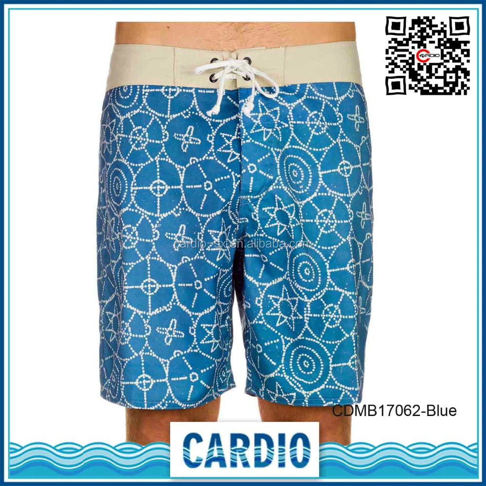 
Spain star print bermudas para hombre custom logo 100 polyester shorts for wholesale 