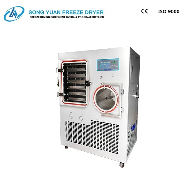 
freeze dryer china silicone oil heating suitable for fruit food medical/in-situ LGJ-100F dog food freeze dryer lyophilizer 