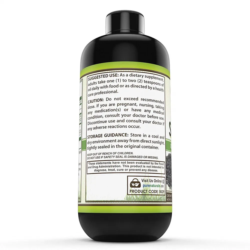 Natural Dietary bangladesh 100% pure organic cold pressed black seed oil