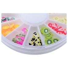 Fruit 3d DIY nail art bijoux ongles strass ongles decoracion de unas nail glitter decorazioni unghie