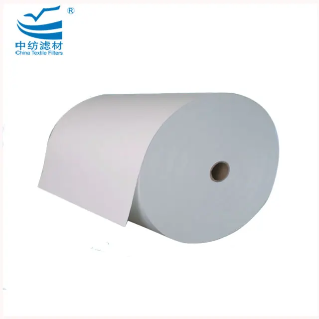 Hot Sell Washable Car Laboratory Ptfe Hepa Filter Media Material Vacuum Cleaner Polypropylene Price Air Filter Paper Roll