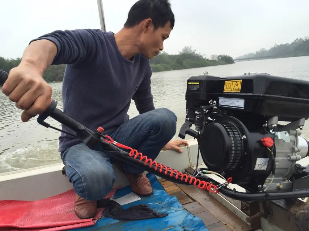 Long Tail Mud Boat Motor