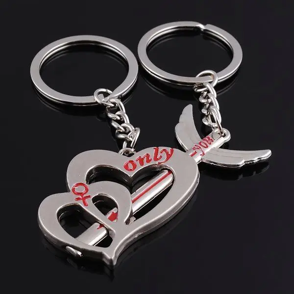 New product hotsale fashion wholesale alibaba stuffed bear head key ring craft polyester felt couple pair keychain made in China