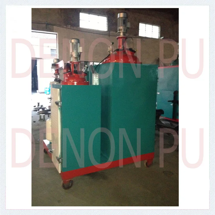 High Temperature Hot Air Heating Type Elastomer Polyurethane Inje Machine With Color Paste Adding System For PU Industry Rollers