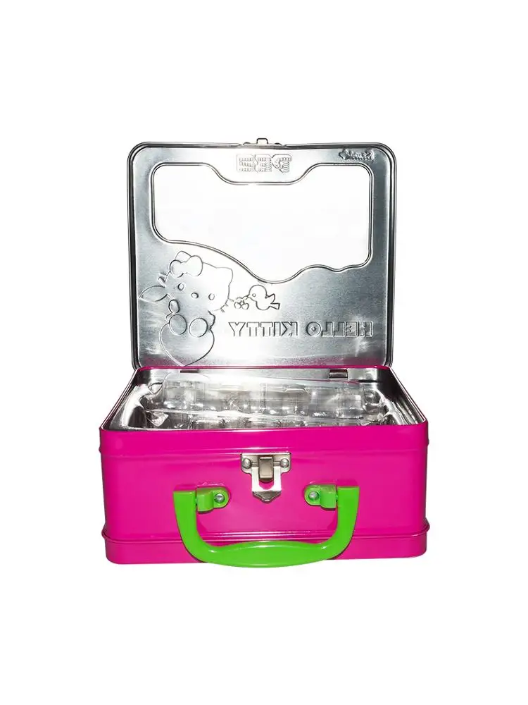 Металлическая упаковочная жестяная коробка для ланча для детских игрушек