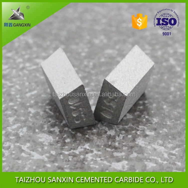 factory supply Gangxin Brand tungsten carbide ss10 stone cutting tips carbide brazed stone cutting inserts sanxin