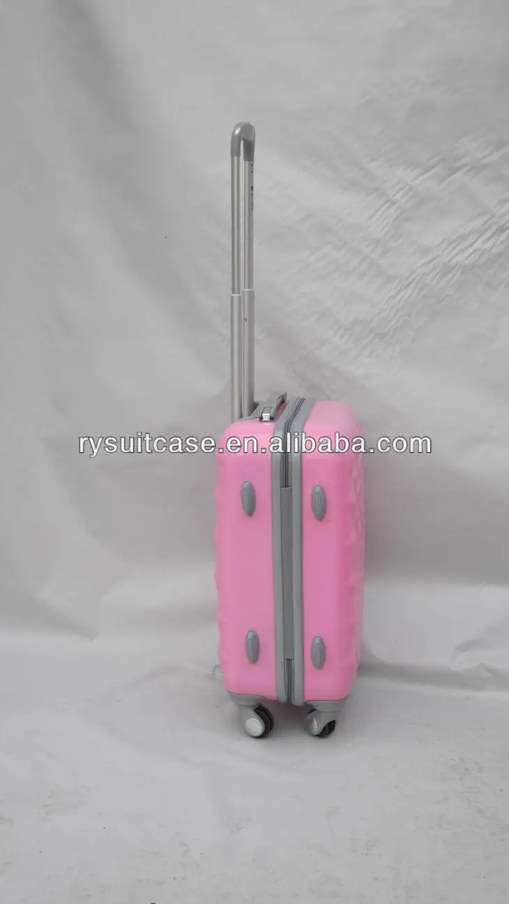 
New products ABS+PC abs bright color travel luggage trolley suitcase 