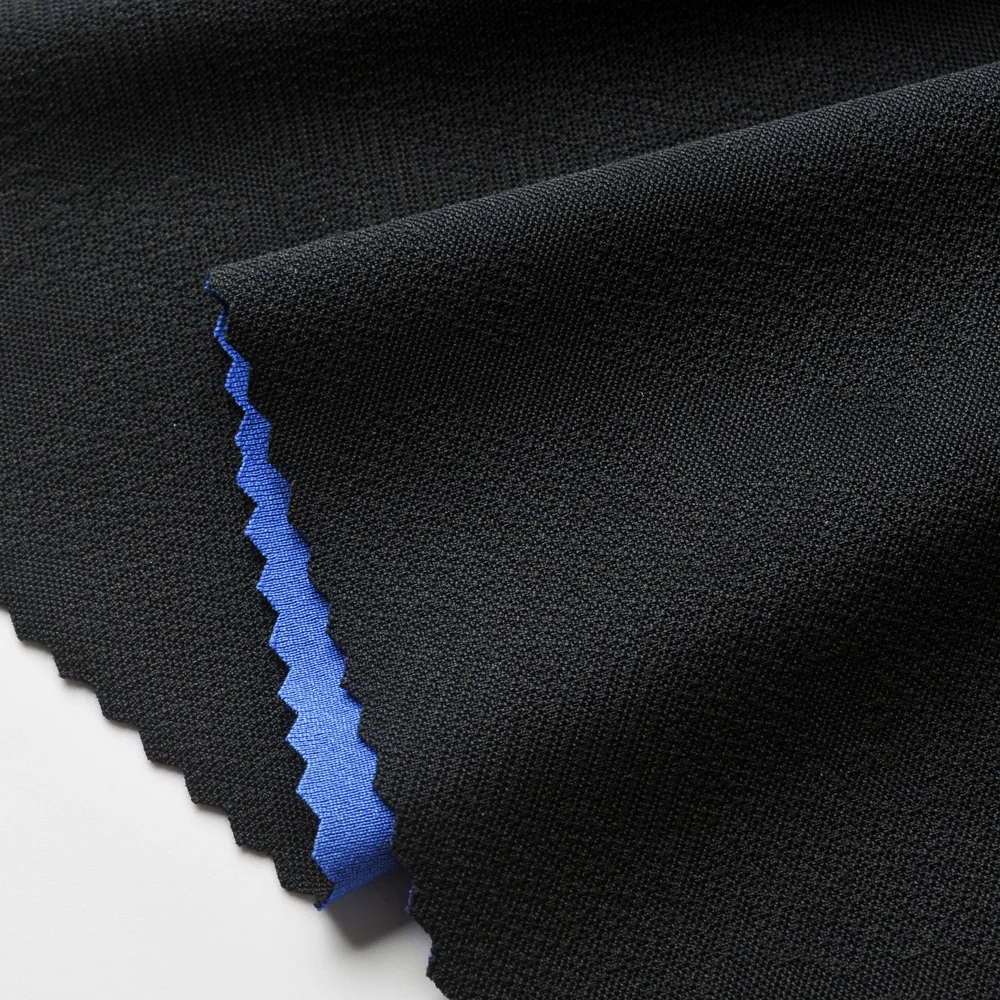 FJJFTEX OEM/ODM Accepted  Jacquard Double Face Interlock Polyester Spandex Fabric