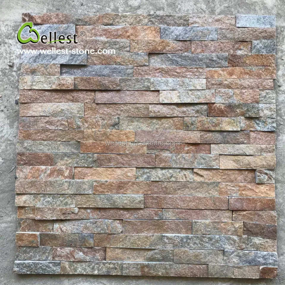 flexible stone veneer natural rustic slate wall cladding stone for exterior wall