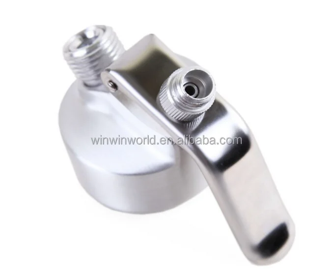 Professional Aluminum Whipped Cream Dispenser 1 Pint Gourmet Whipper Stainless Steel Decorating Nozzles + 3 pcs Plasti