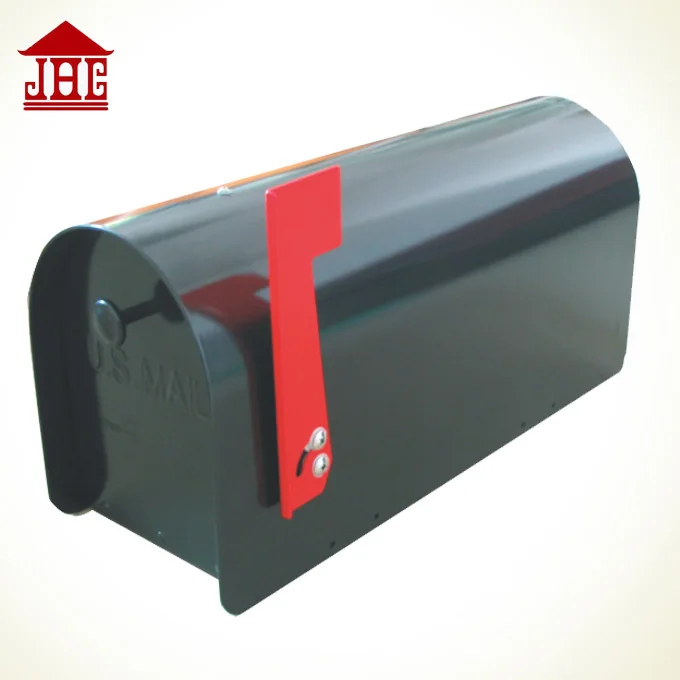 Foshan 4012 american mailbox/ aluminum and galvanized steel mailbox/ parcel mail box with post