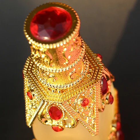 12ml Arabic Style Golden Color Handmade Red Bottle Perfume For Women