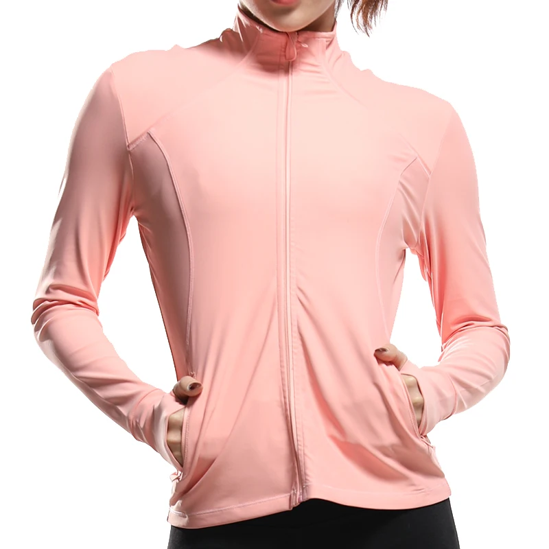 Gym Wear Fitness Yoga Jaket Running Sport For Women And Ladies