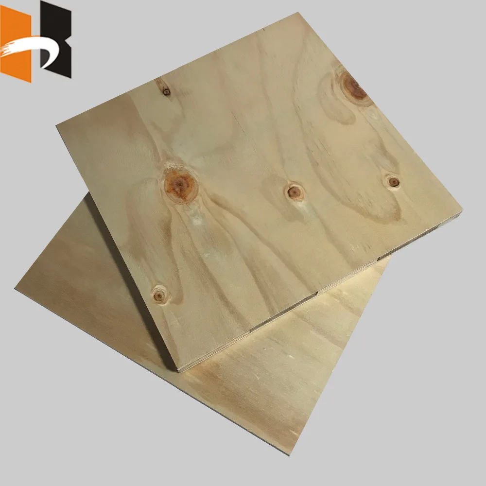 4x8 18mm yellow radiata pine plywood and pine wood
