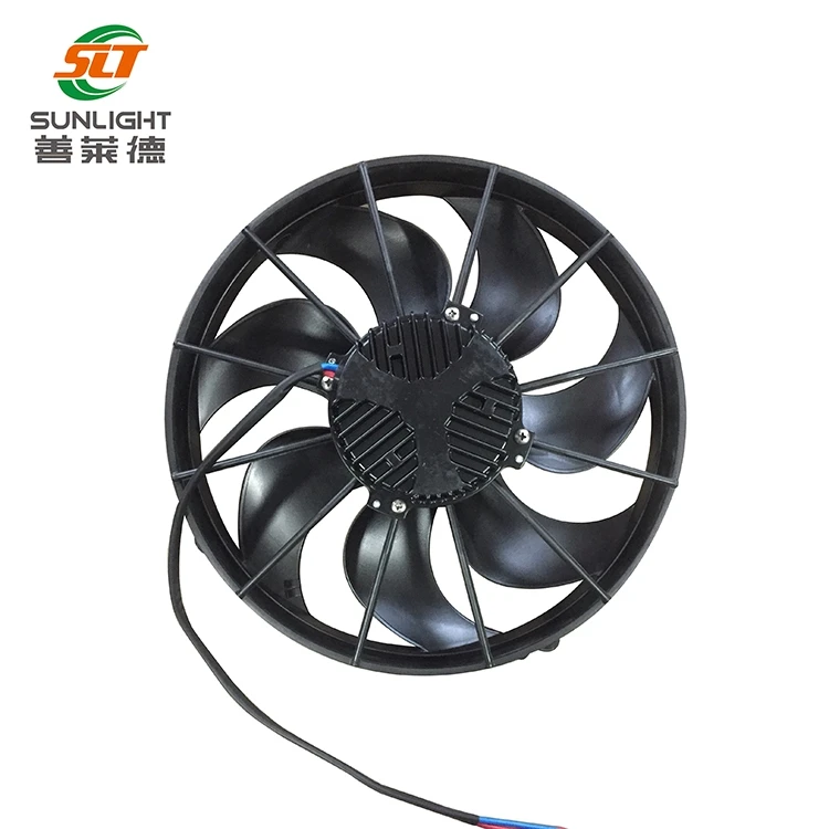 320mm 12V suction dc brushless  radiator cooling fan for the Heat exchanger