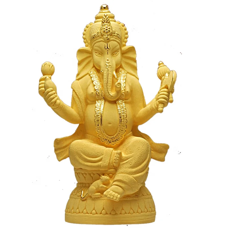 Custom Religion Decoration Buddha Sculpture Handicraft Indian Buddha Statues Elephant God