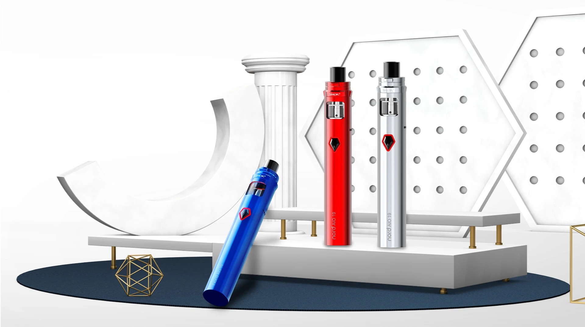 
2018 newest NORD AIO 22 kit 2000mAh 0.6 ohm 1.4ohm 3.5ml 