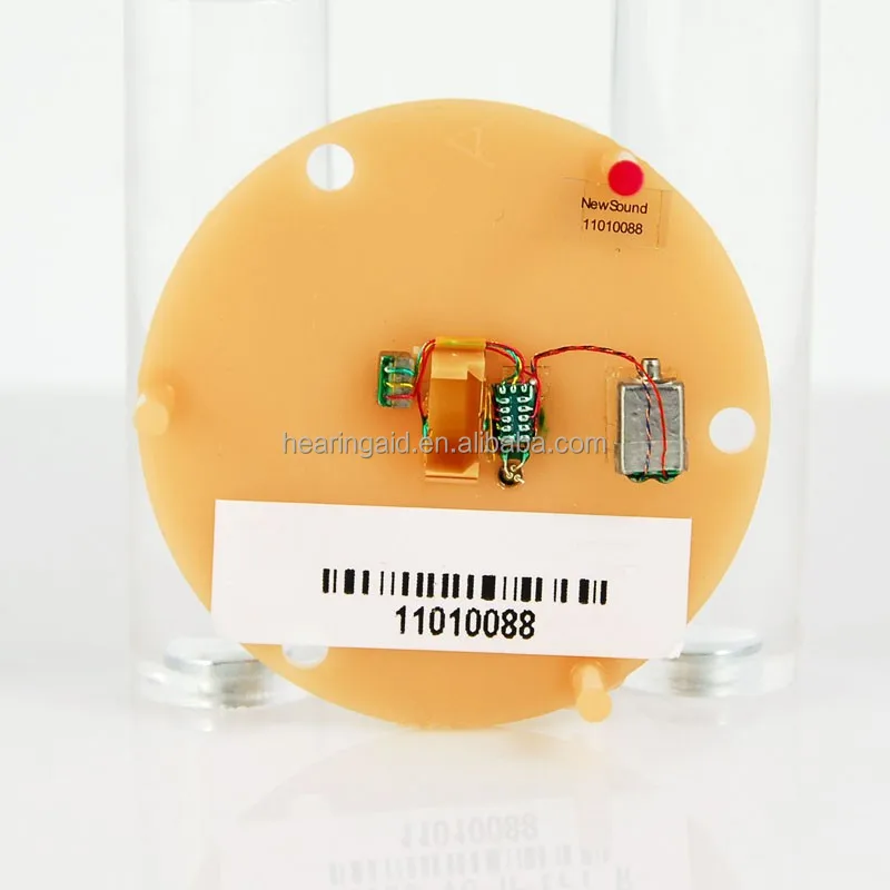 Mini easy to use flexible in the ear hearing aid for custom cic