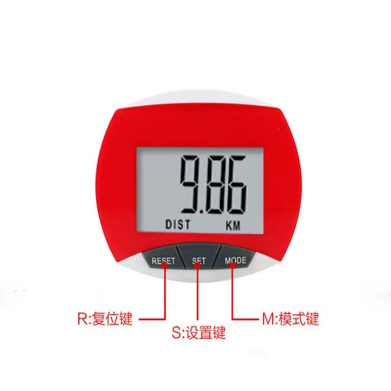 Smart Clip-On Walking 3D Pedometer OEM Wholesale Plastic Key Chains Promotion