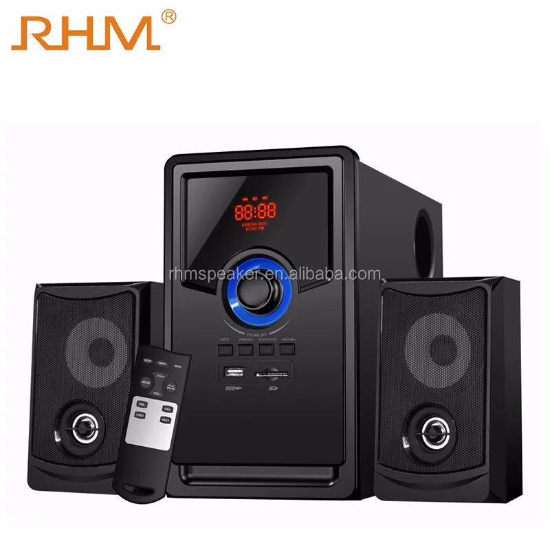 Shenzhen Factory 2.1 Channel Cheap Stereo BT Speakers for Wholesale