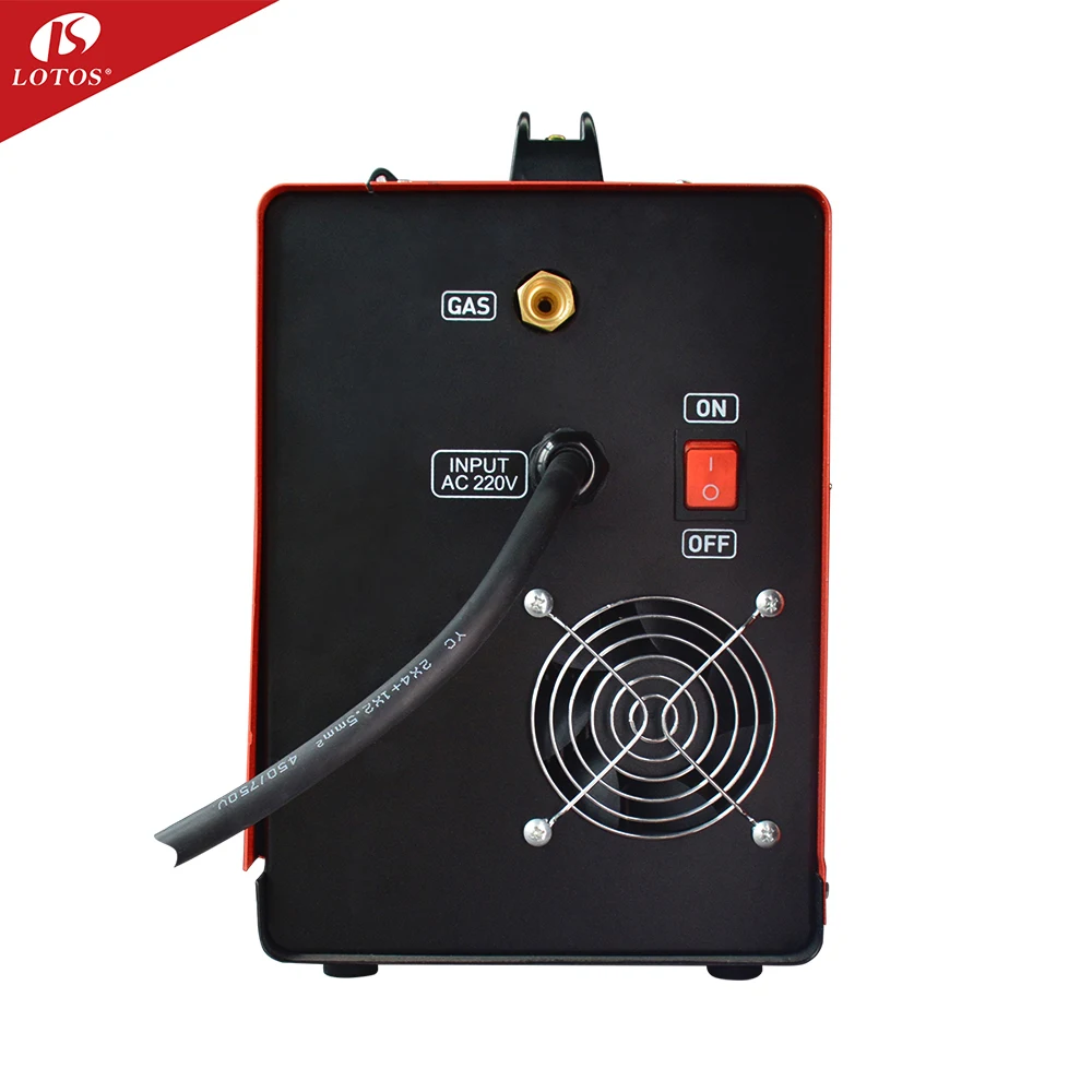 LOTOS MIG175 guangzhou gasless flux cored wire feeder dc inverter co2  inverter mig welding machine