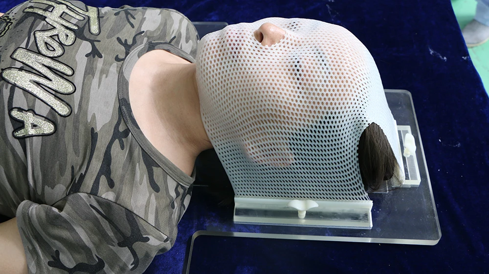 Маски для иммобилизации, маска для радиации МРТ, Термопластик для рака мозга