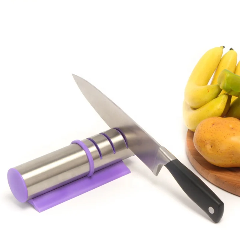 2020 Amazon European brand stainless steel cylinder new knife sharpener