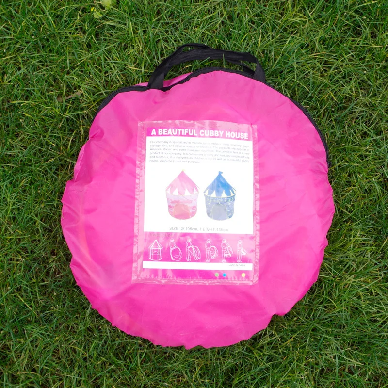 Замок принцессы для девочек, детская игровая палатка, складная Игровая палатка принцессы, Детская игровая палатка