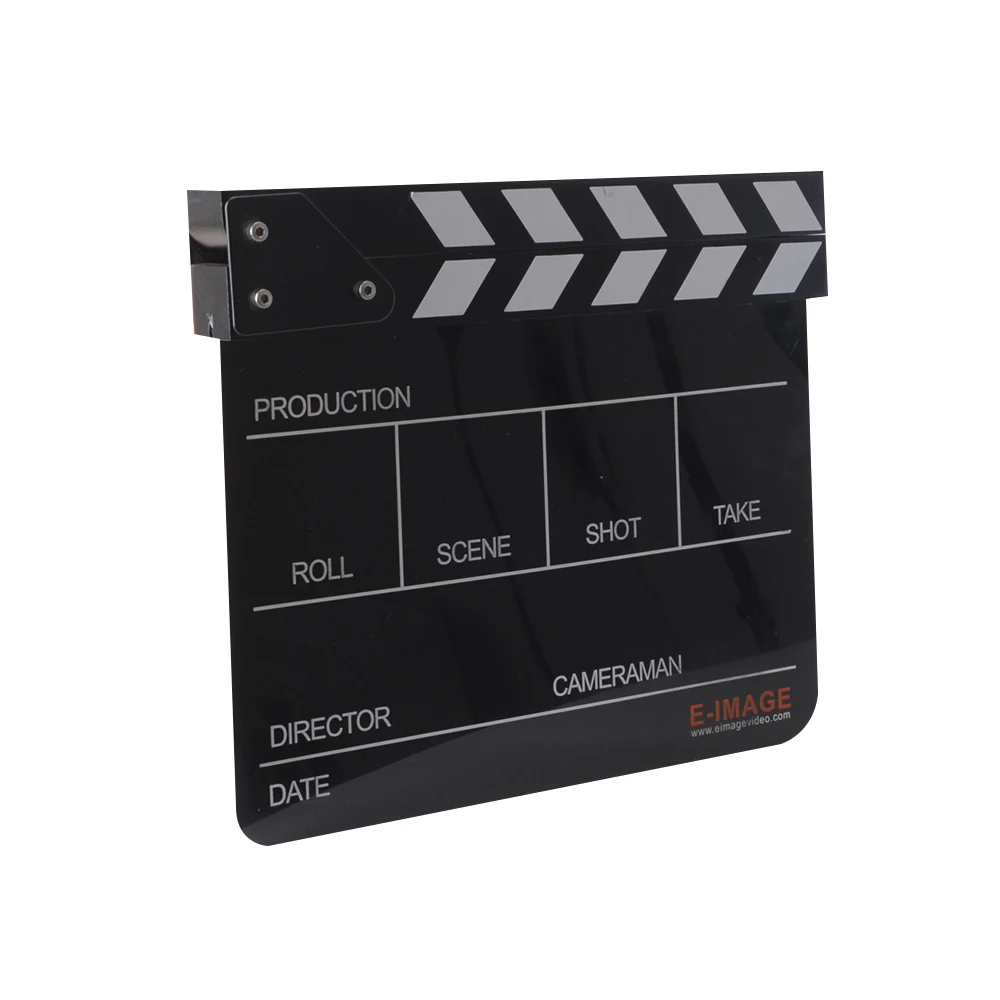 
E-IMAGE ECB-01Acrylic black colour acrylic movie photography clapper board 