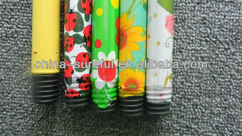 Household Cleaning Tools 120*2.2cm 120*2.38cm Wood Stick Pvc Coated Flower Wooden Broom Holder